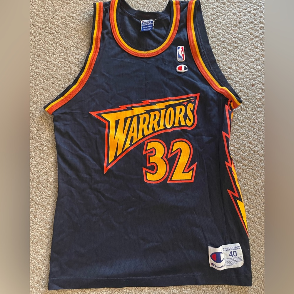 Vintage 90’s Joe Smith Golden State Warriors Champion Jersey